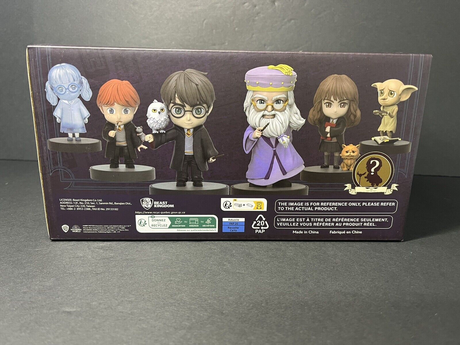 6 Pack Wizarding World Harry Potter Hero Box - Blind Box Cdu 3''