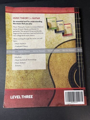 Amy Hite Music Theory for Guitar: Answer Book Level Three