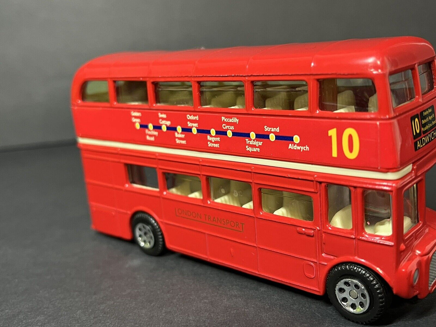 Corgi London #10 Transport Routemaster Bus ALDWYCH DieCast Double Decker..