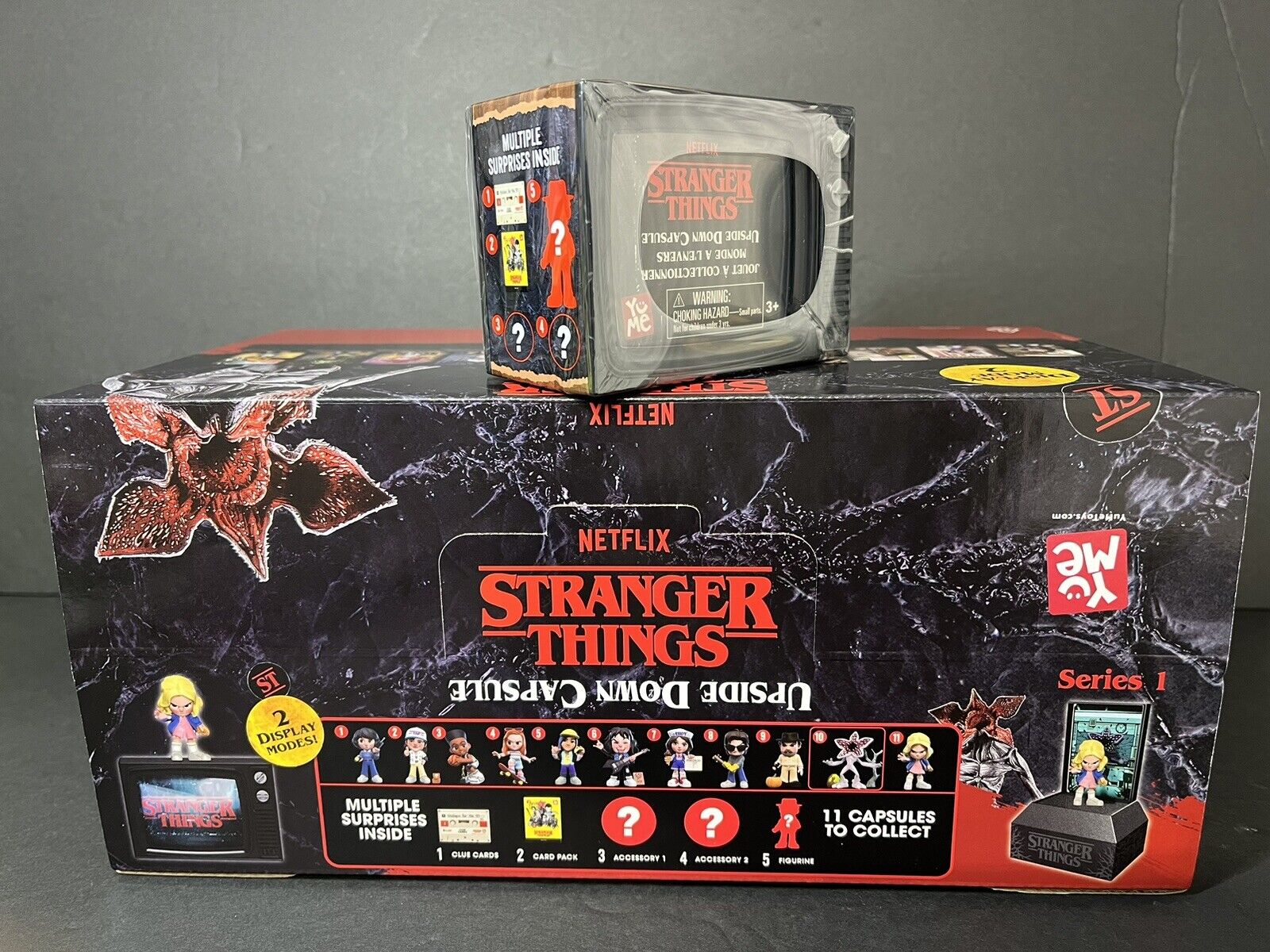 2Pcs Stranger Things Mystery Capsule Figure Serie 1 Blind Box..