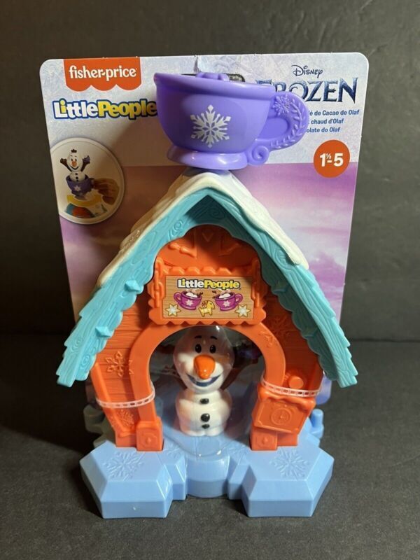 LOT OF 2 Fisher Price Little People Disney Frozen Playset Olaf