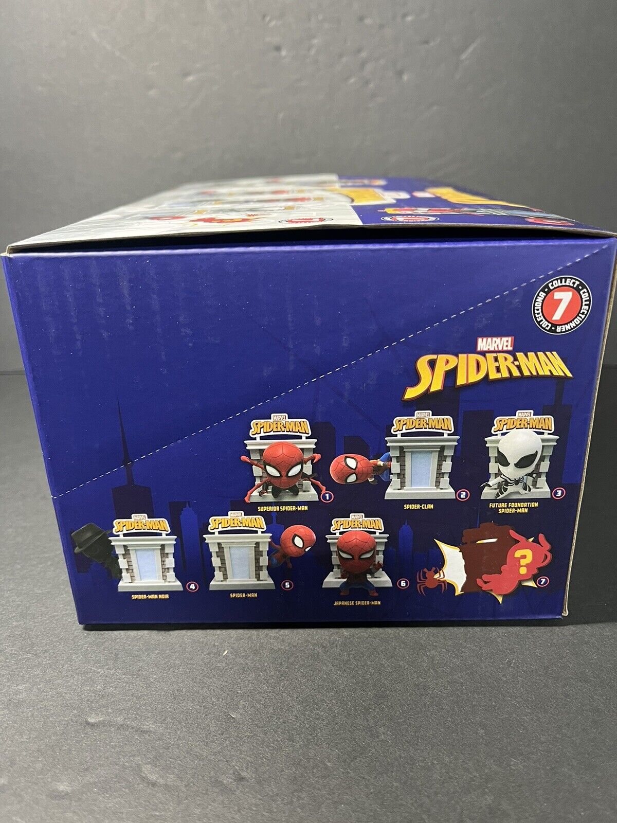 6 Pack YuMe Spider-Man Tower Series Hero Box - Blind Box  3"