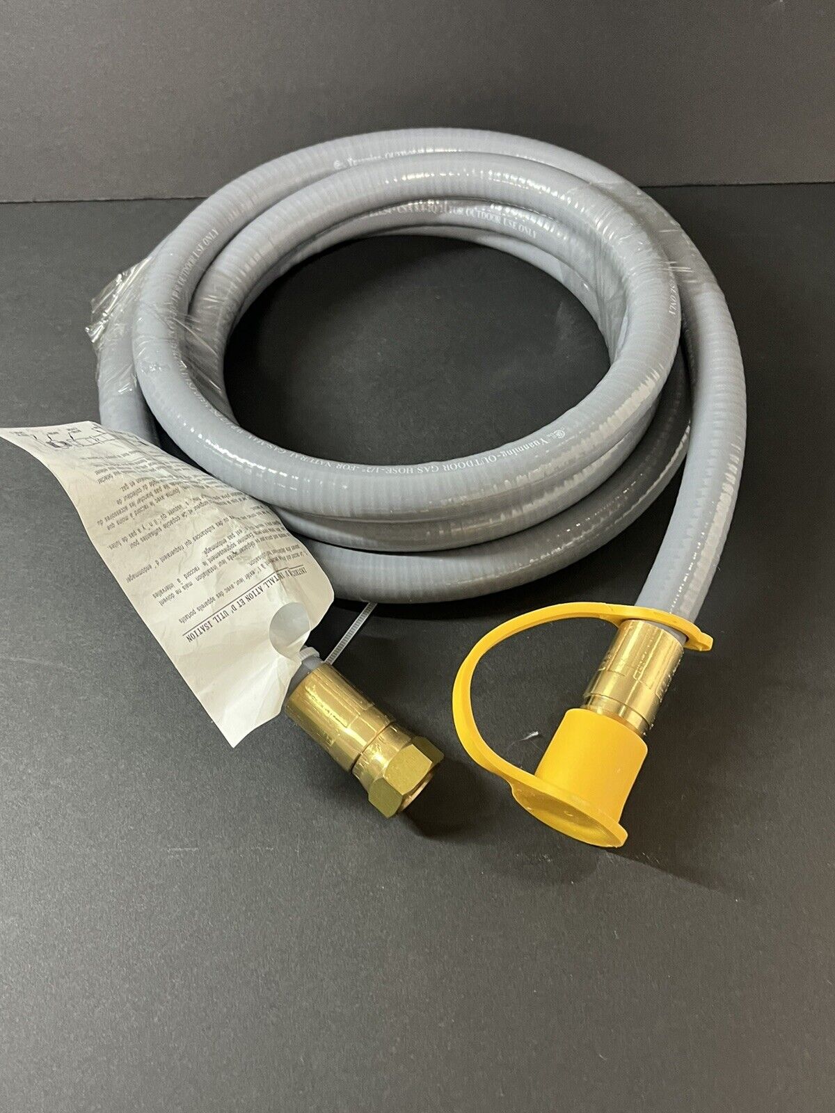 Yuanming  1/2-Inch outdoor Natural Gas Hose  10'..