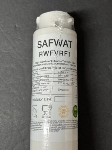 SAFWAT RWFVRF1 Refrigerator Water Filter (1 Pack)