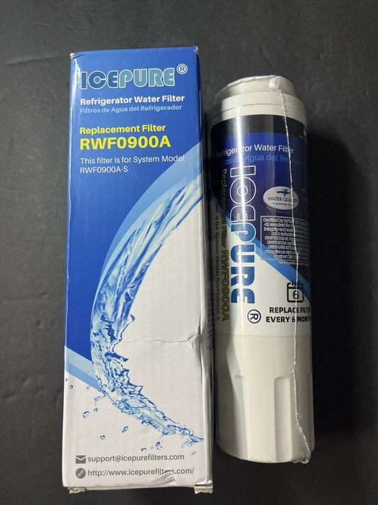 2Pc ICEPURE RWF0900A Water Filter For Maytag, Whirlpool, KitchenAid..