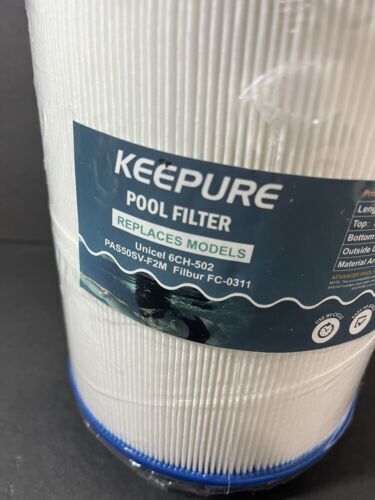 1 PACK Keepure Pool Filter 6CH-502 PASS50SV-F2M FILBUR FC0311