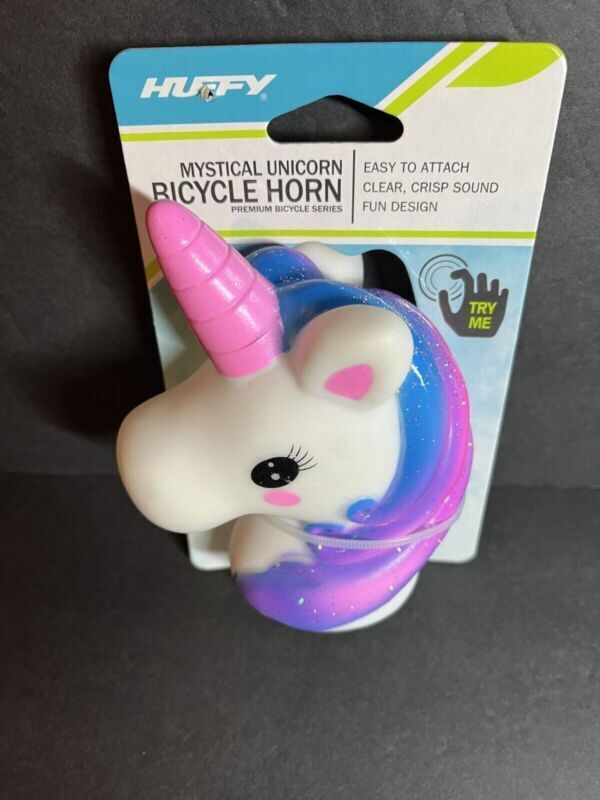 Huffy Mystical Unicorn Bike Horn Soft Squeezable for Kid's Bike - 01202XX