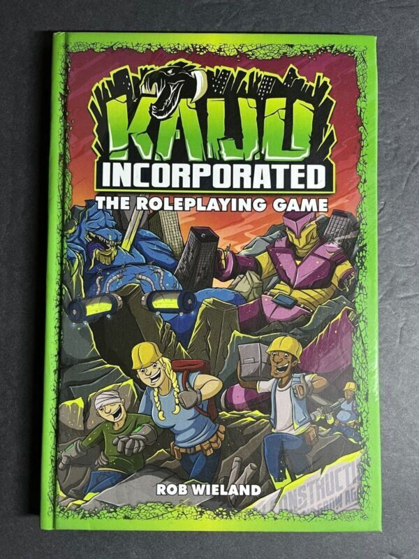 Kaiju Incorporated The Role Playing Game Fate Core Rob Wieland Hardcover Book