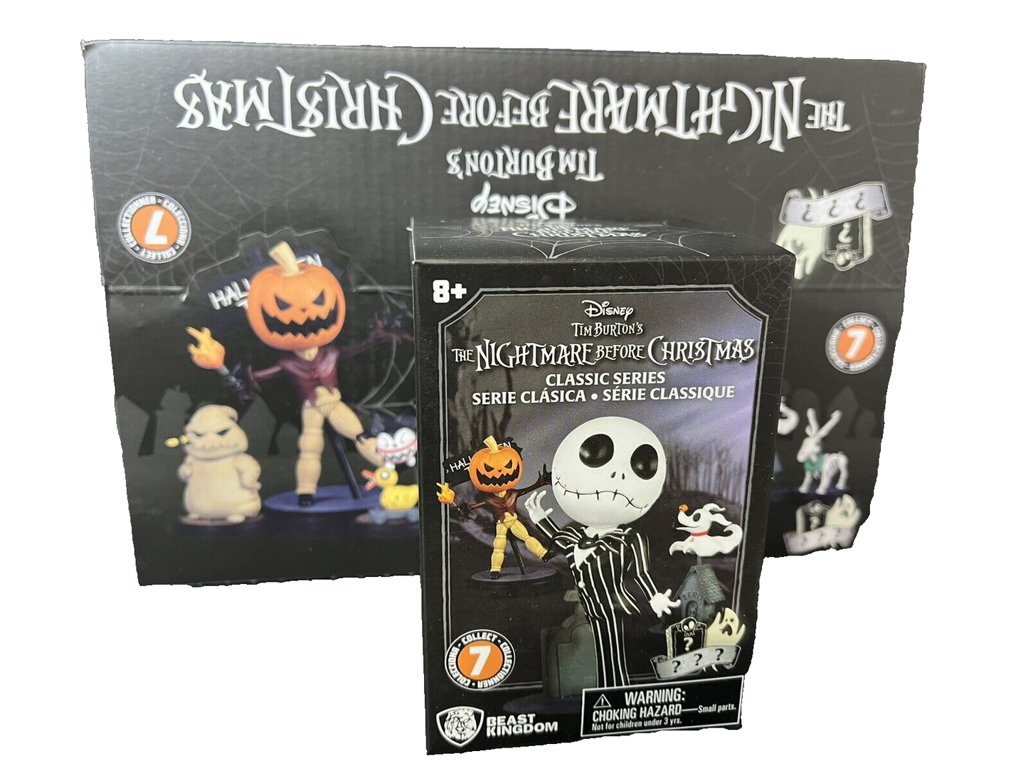 2Pcs YuMe Disney the Nightmare Before Christmas Hero Box Blind Box..