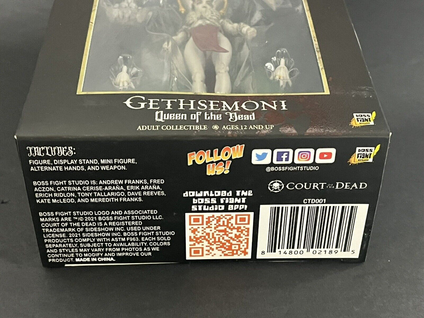 Court of the Dead Action Figure/ Gethsemoni - Queen of the Dead