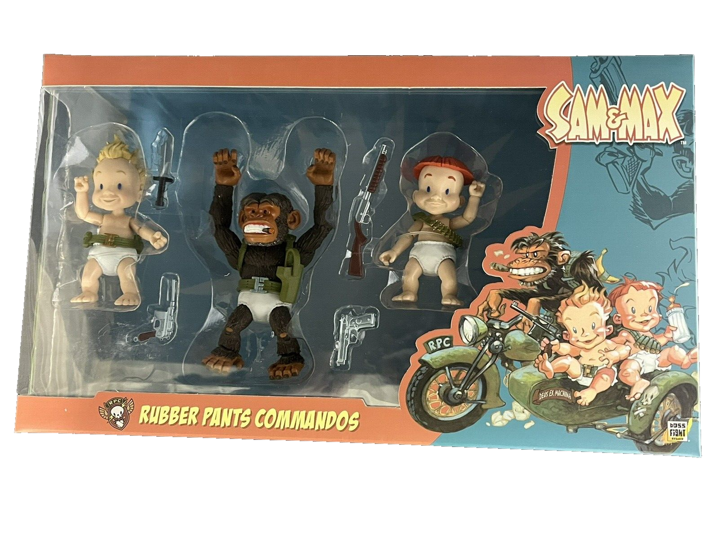 Sam & Max/Rubber Pants Commandos Deluxe Action Figure Set...