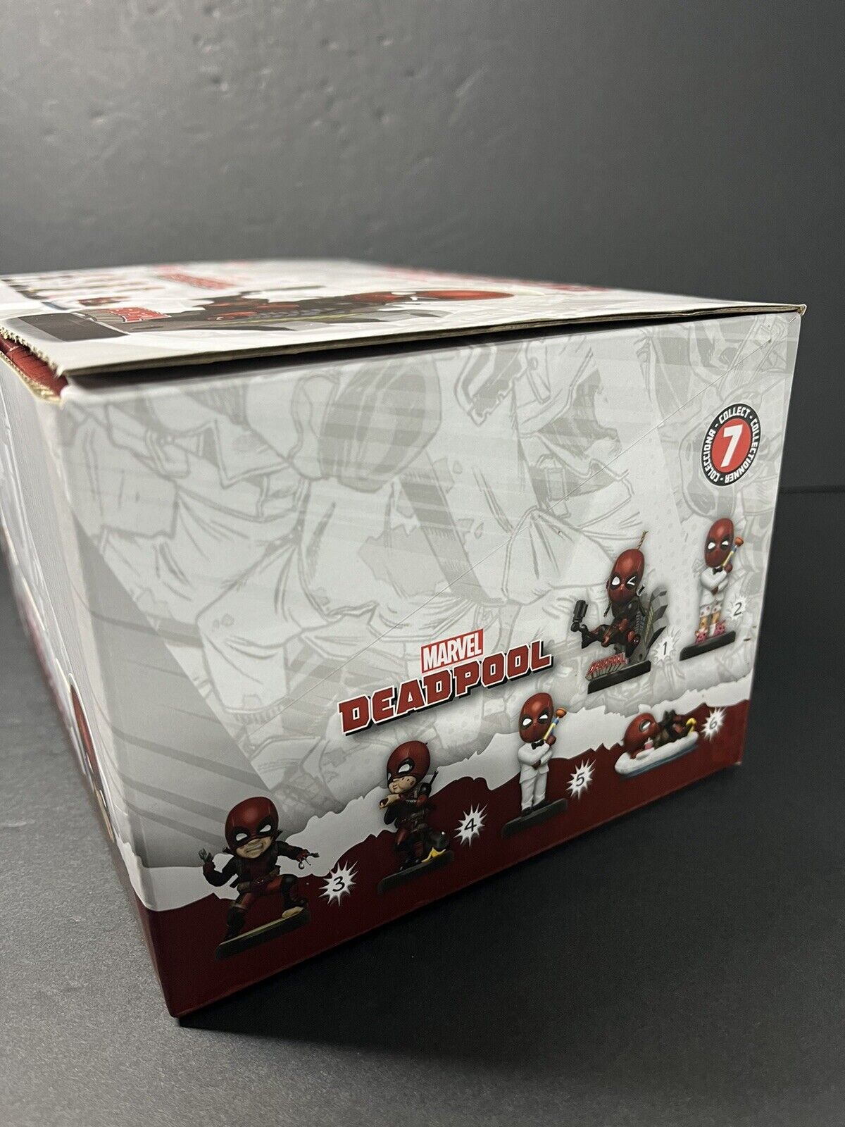 6 Pack YuMe Deadpool Action Series Hero Box - Blind Box 3''