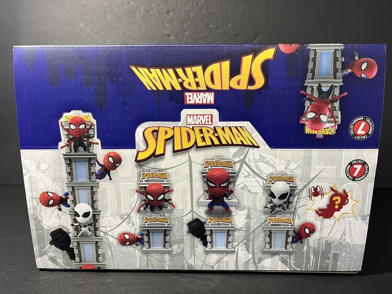 6 Pack YuMe Spider-Man Tower Series Hero Box - Blind Box  3"