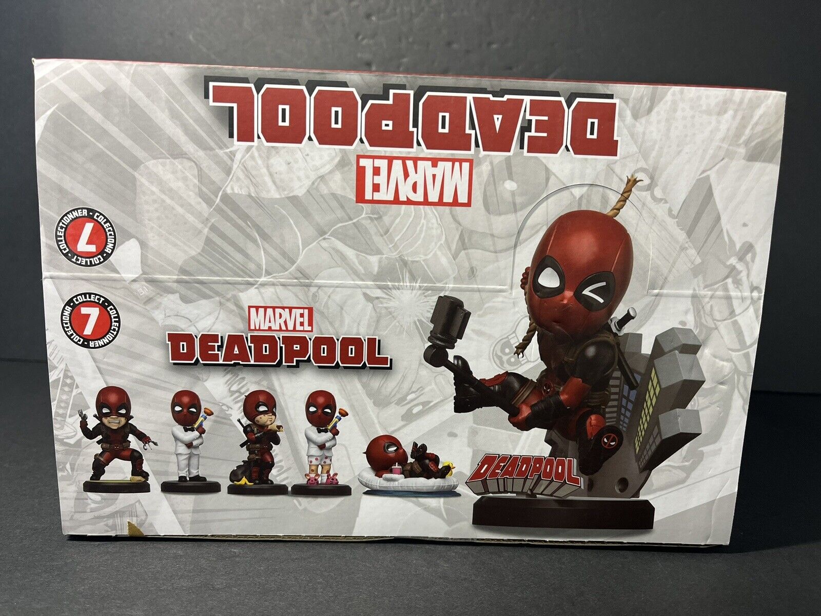 6 Pack YuMe Deadpool Action Series Hero Box - Blind Box 3''