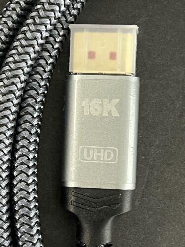 16K UDH Displayport Cable 2.1, DP to DP Cable