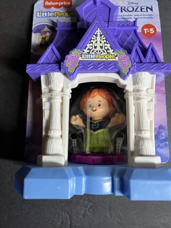 2/ Fisher Price Little People Disney Frozen Anna in Arendelle Portable Playset