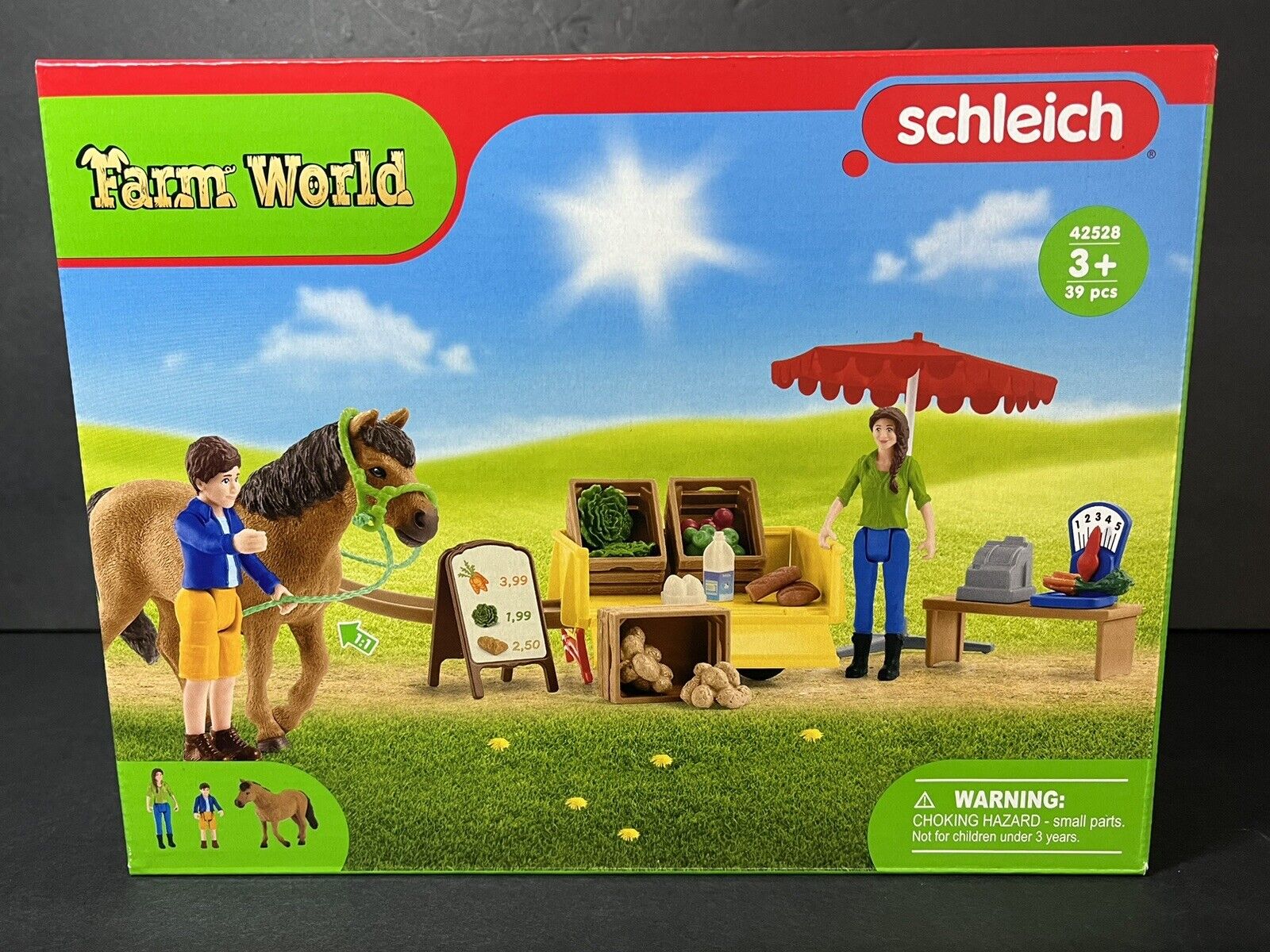 Schleich 42528 Sunny Day Mobile Farm Stand