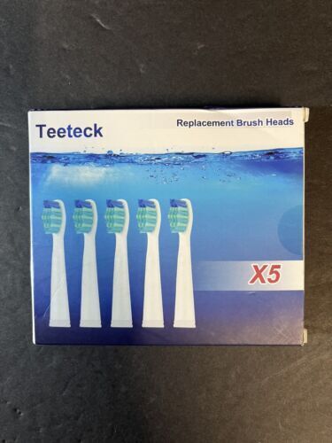 Teeteck Brush Heads toothbrush electric White 5 PACK