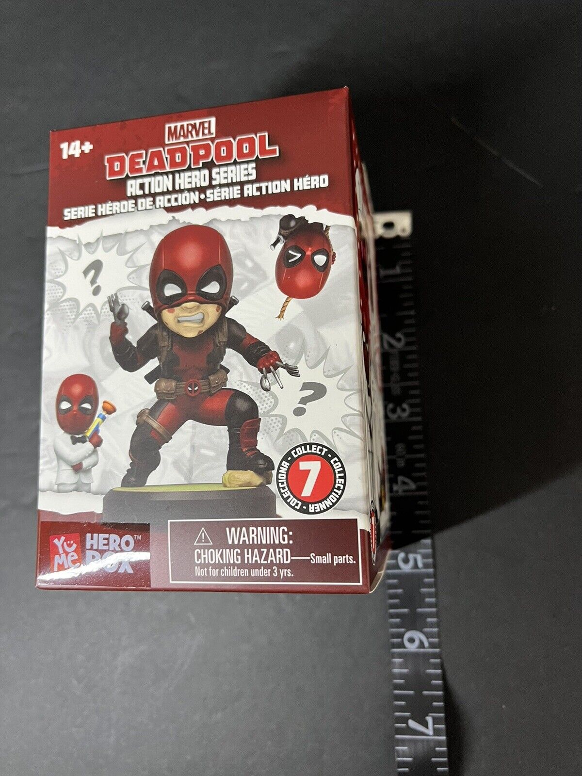 2 Pcs YuMe Marvel Deadpool Action Hero Series Hero Blind Box..