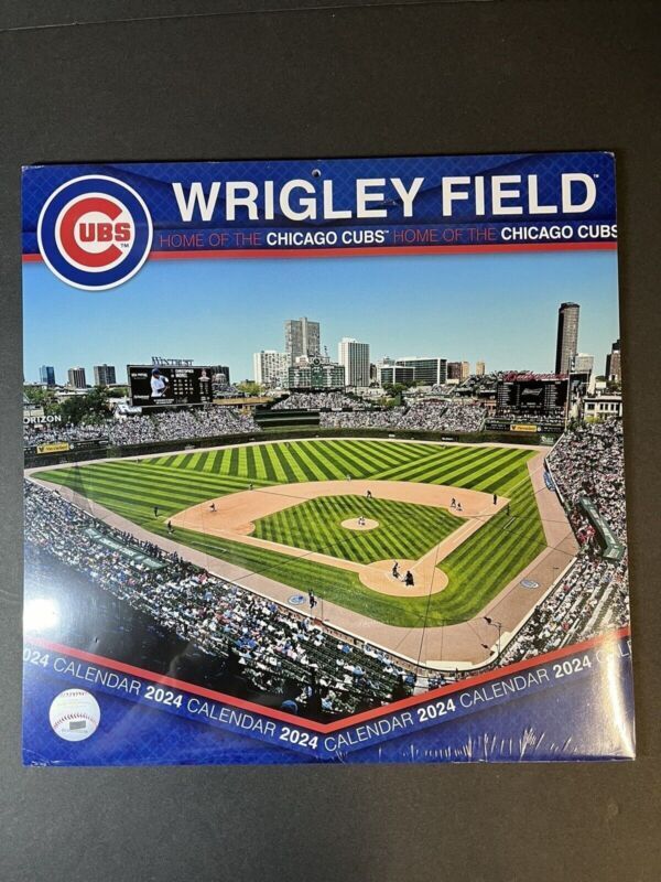 Chicago Cubs Wrigley Field 2024 12x12 Stadium Wall Calendar by Turner