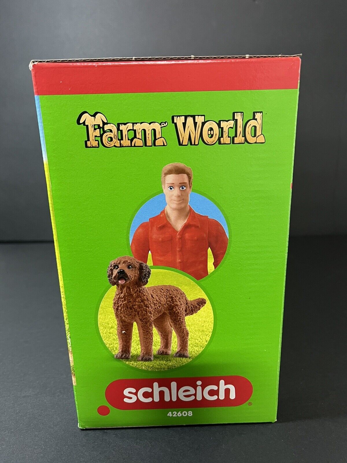 Schleich 42608 Farm World Tractor and Trailer Figure Set...