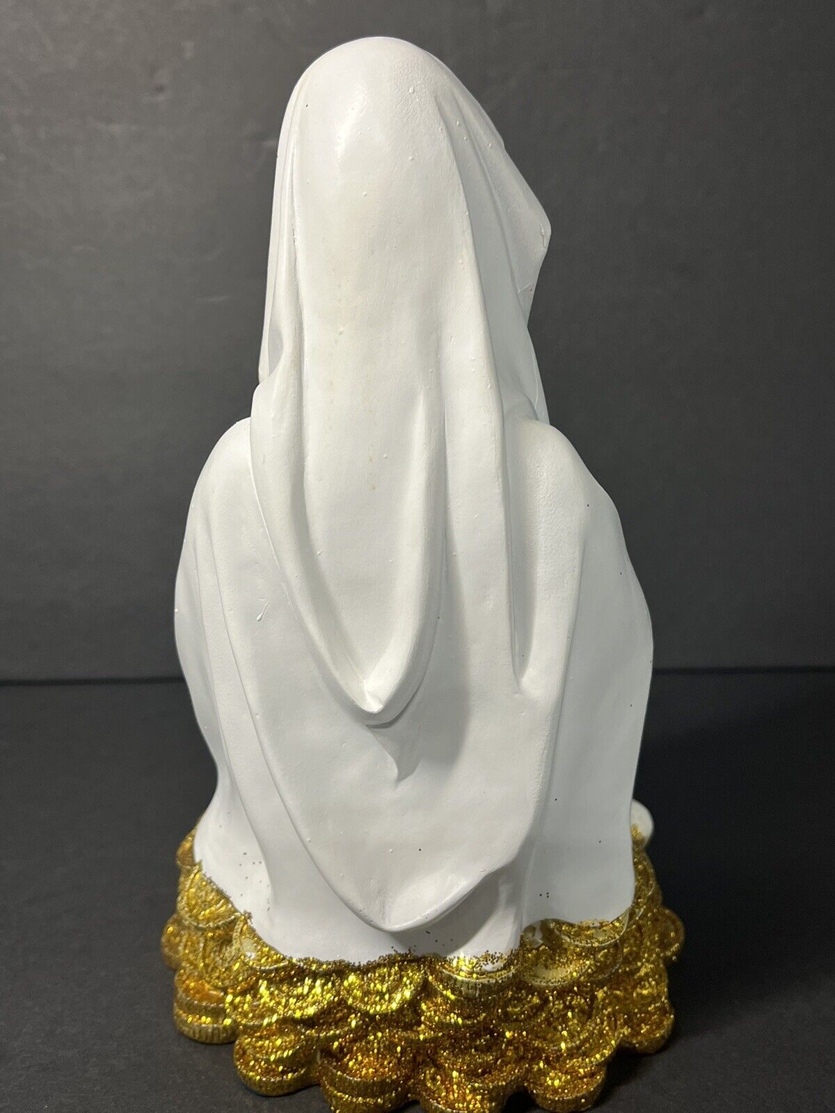 Santa Muerte 8" White Dress Holy Death Statue 6444WT-8