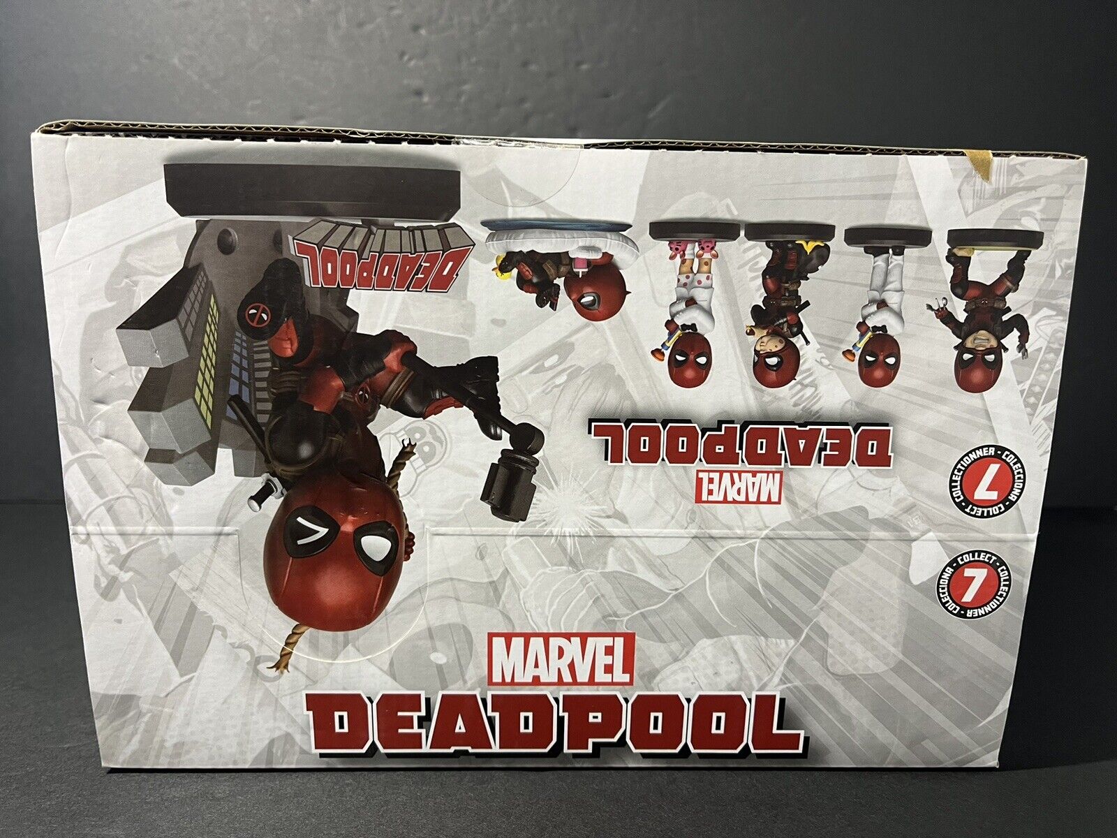 6 Pack YuMe Deadpool Action Series Hero Box - Blind Box 3''