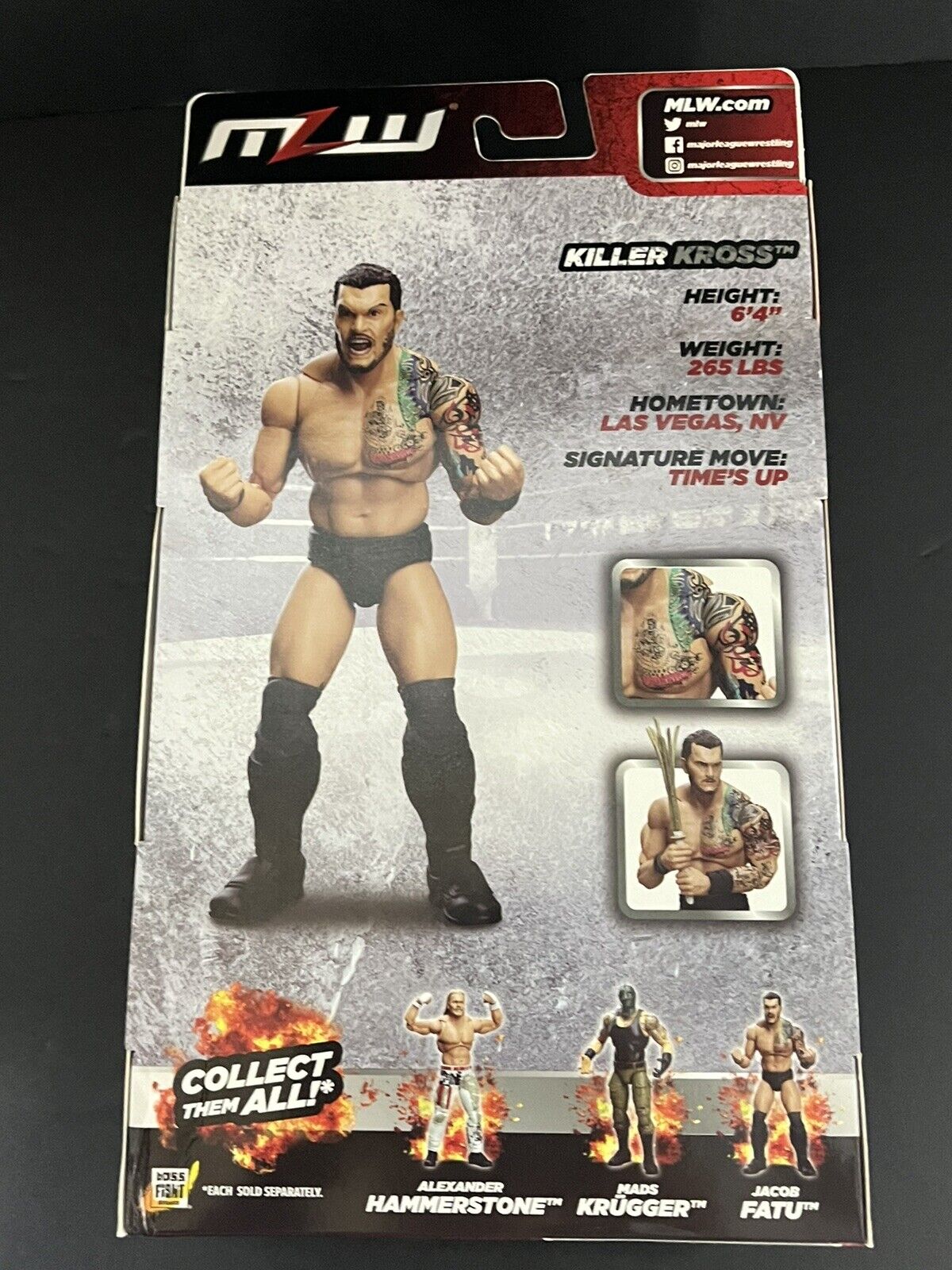 Major League Wrestling Premium Action Figure/ Killer Kross