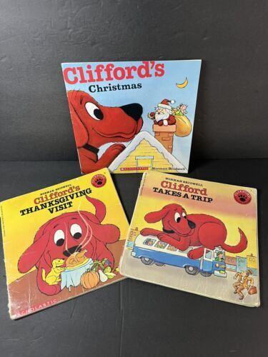 Clifford The Big Red Dog Books Paperback LOT OF 3