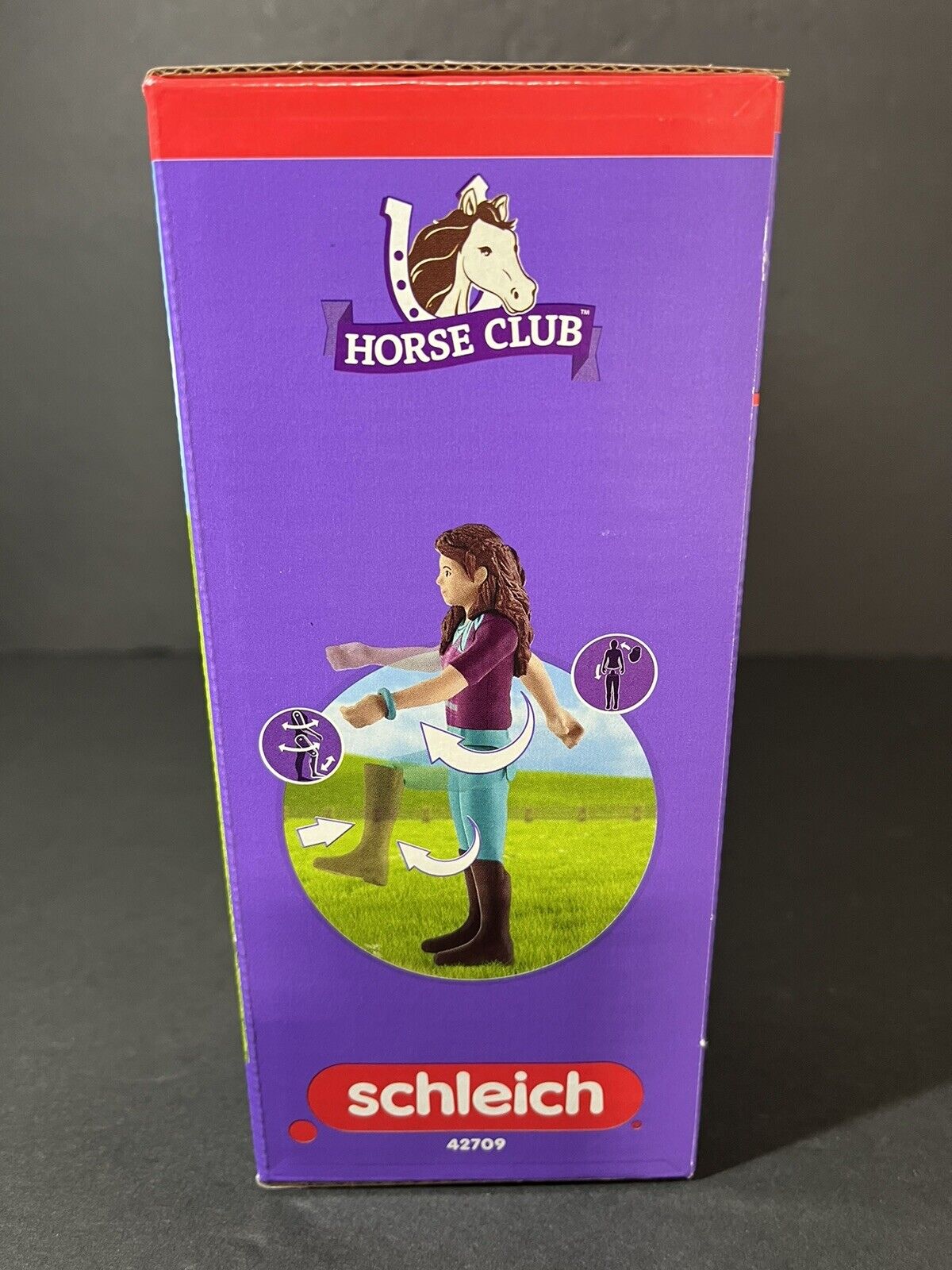 Schleich 42709 Horse Box with Lisa & Storm Playset with Horse and Rider..