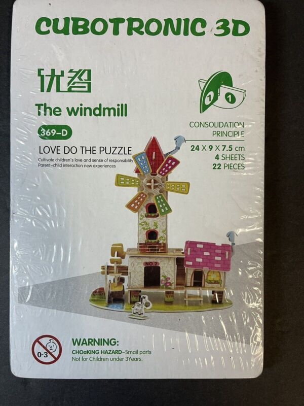 Cubotronic 3D The Windwill 369-D love do the puzzle