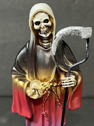 Santa Muerte 5" Dress Holy Death Grim Reaper Skull Skeleton 7 colors 2013J-