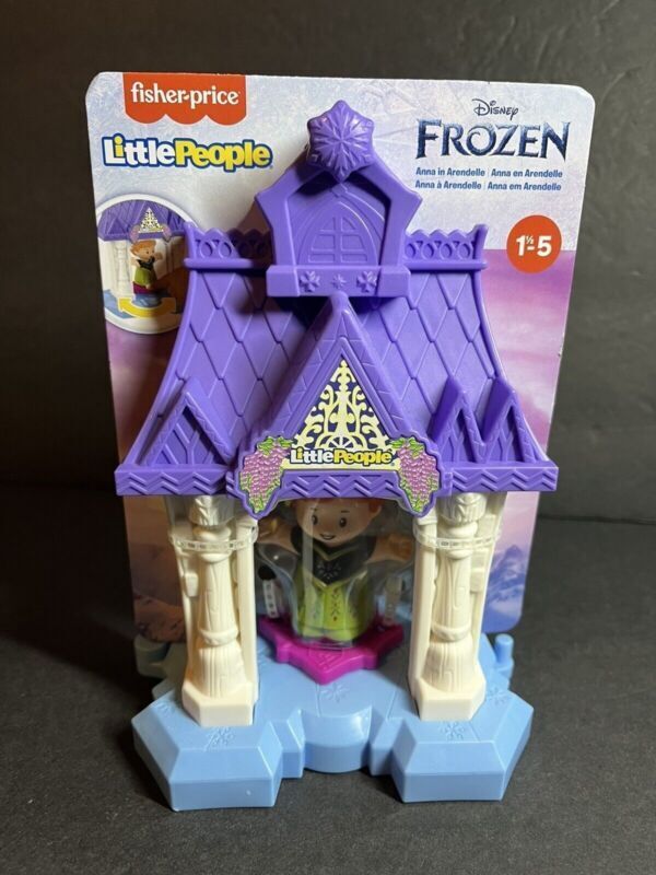 2/ Fisher Price Little People Disney Frozen Anna in Arendelle Portable Playset