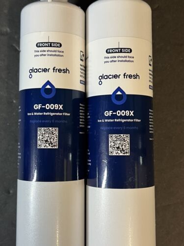 Lot of 2 Glacier Fresh GF-009X Ice And Water Refrigerator Filter