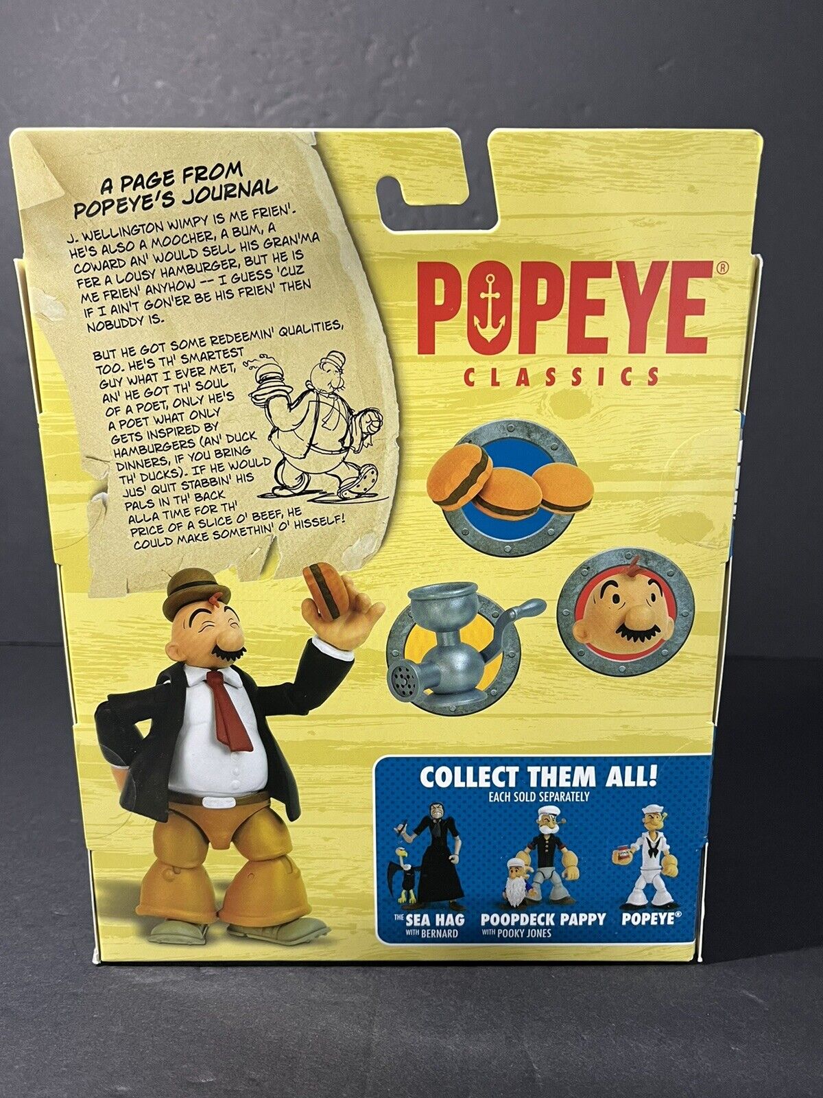 Popeye Classics Action Figure: J. Wellington Wimpy