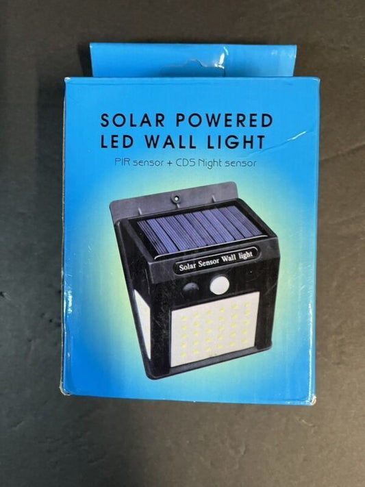 Solar Powered Motion Sensor LED Wall Light