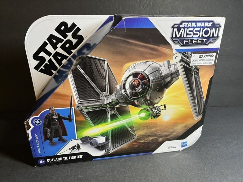 Lot of 2 Star Wars Mission Fleet Moff Gideon Outland TIE Fighter