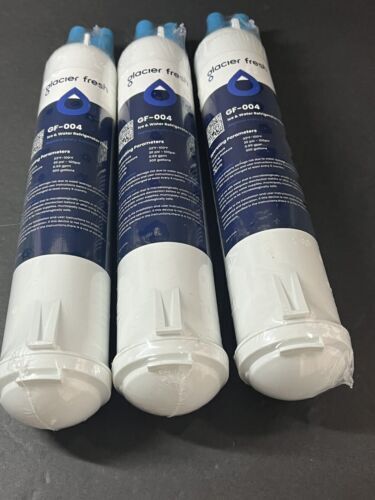 Lot of 3 Glacier Fresh GF-004 Ice Water Refrigerator Filter