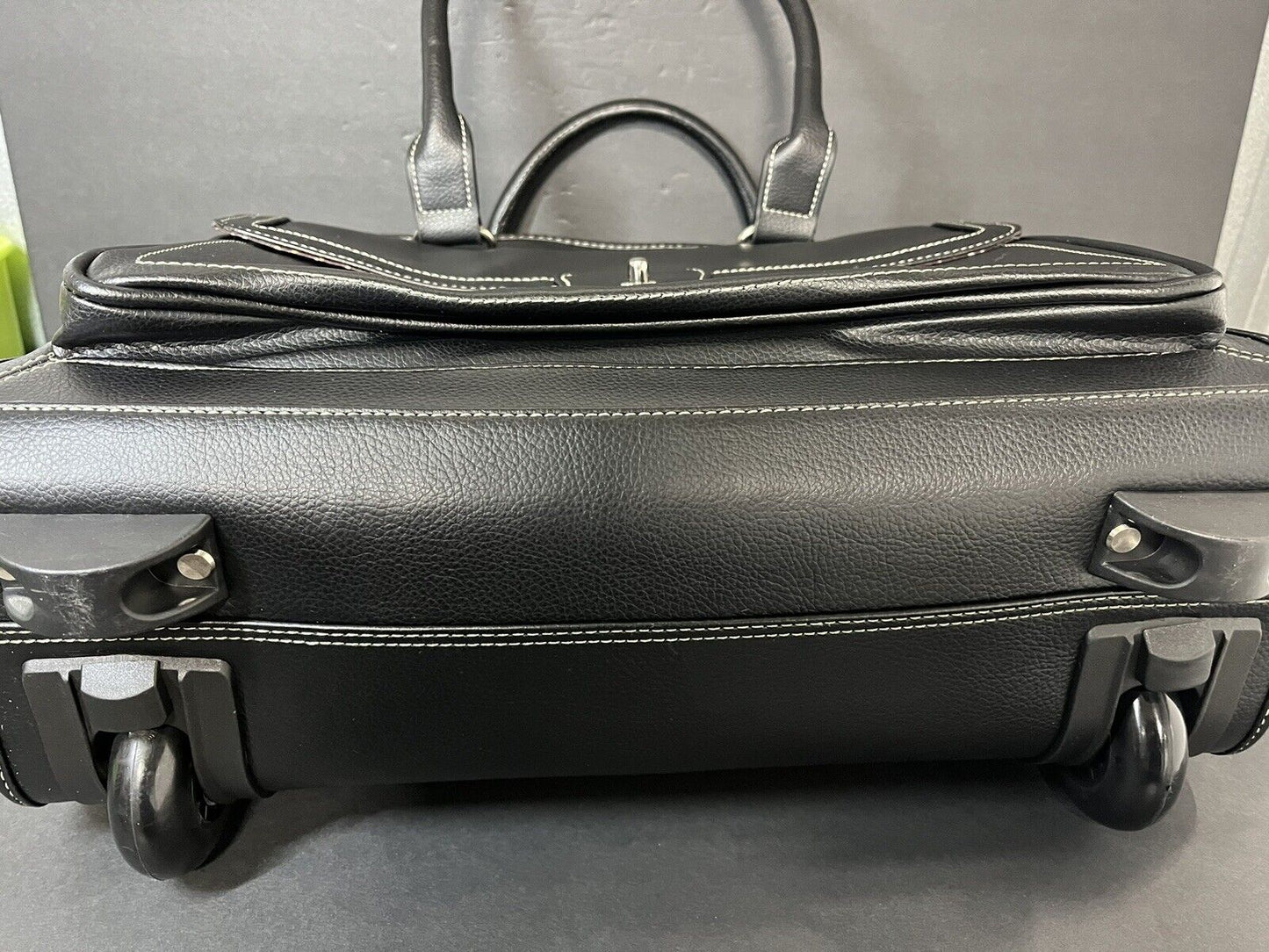 Samsonite MA3623 Wheeled Rolling Carry-On Black Briefcase Luggage Bag Case...