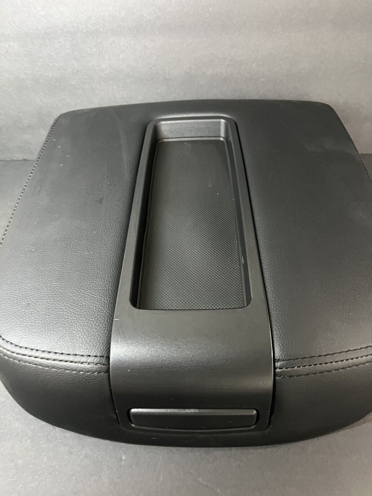 Black Armrest Cover Center Console Lid for Chevy Avalanche Silverado Tahoe...