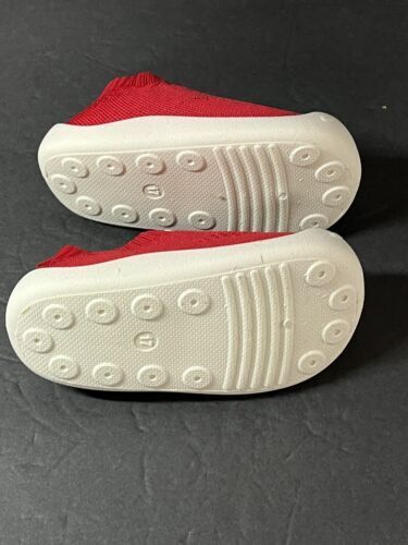 BabyWaves Premium Baby Mesh Toddler Shoes first Walker size 5 Red