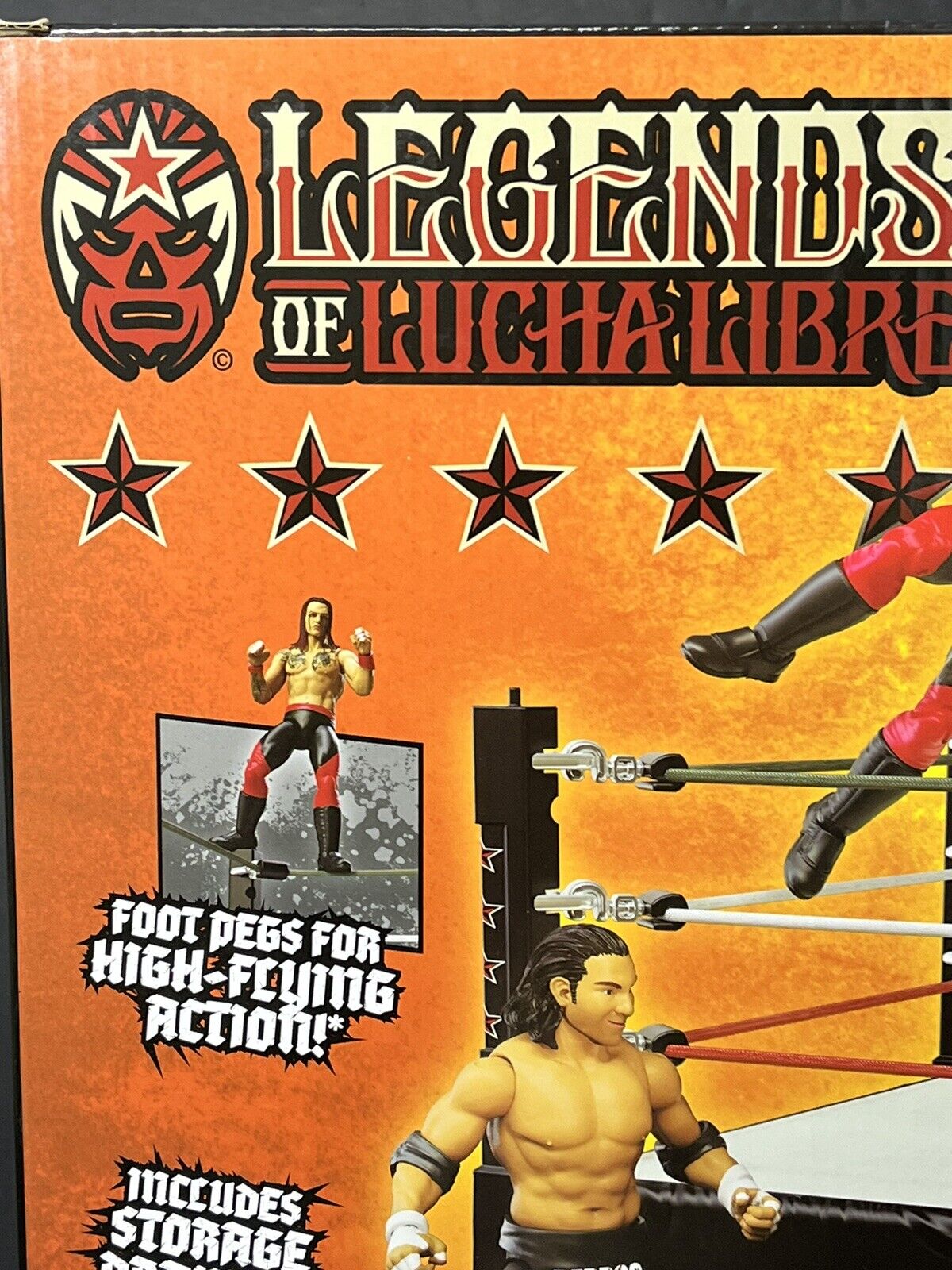 Legends of Lucha Libre Ring - Action Figure Playset..