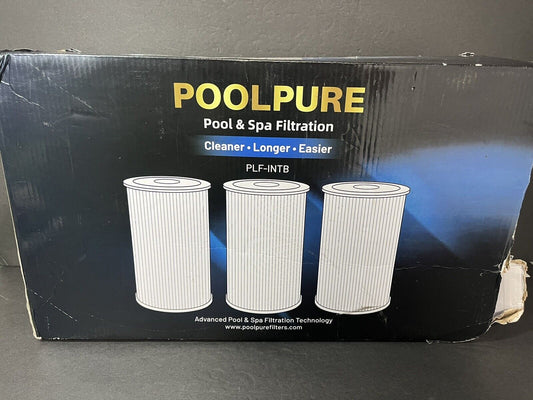 3 PCS POOLPURE Type B Replacement Pool Filter, Compatible with Intex 29005E