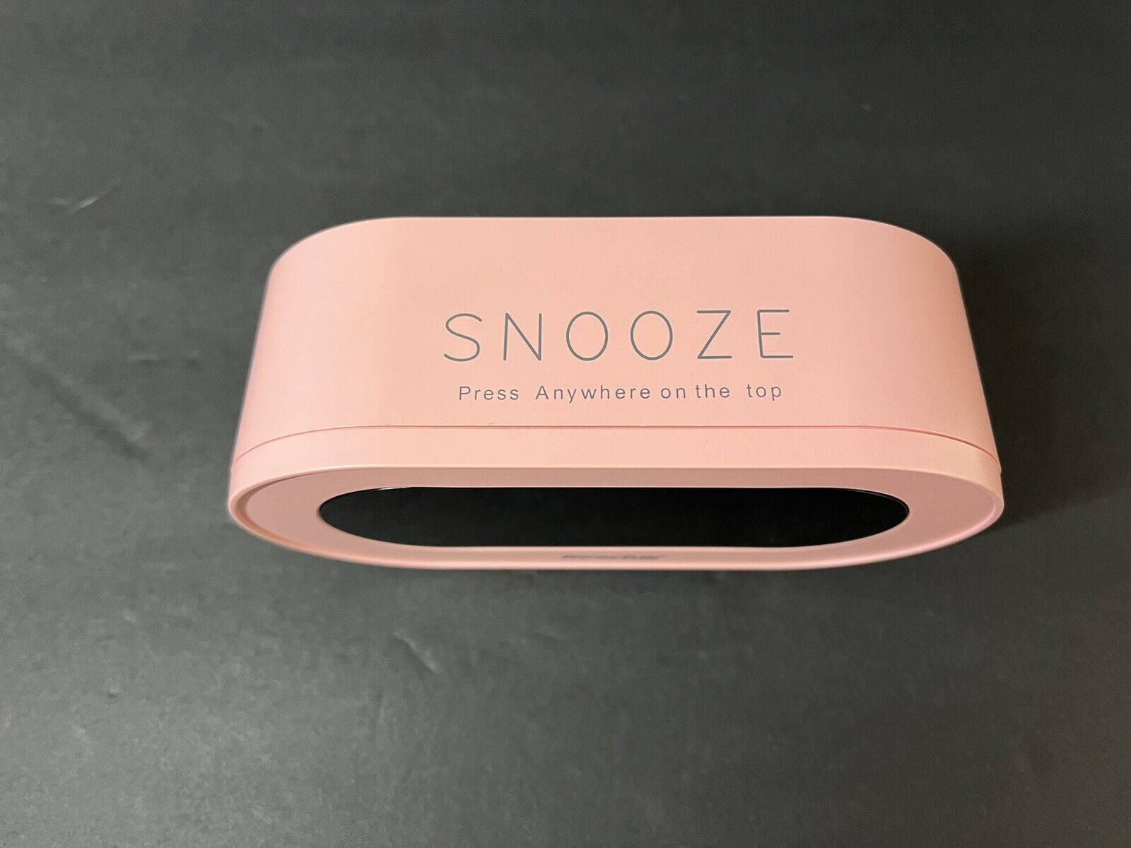 Digital Alarm Clock LED Snooze Compact Reliable Pink..