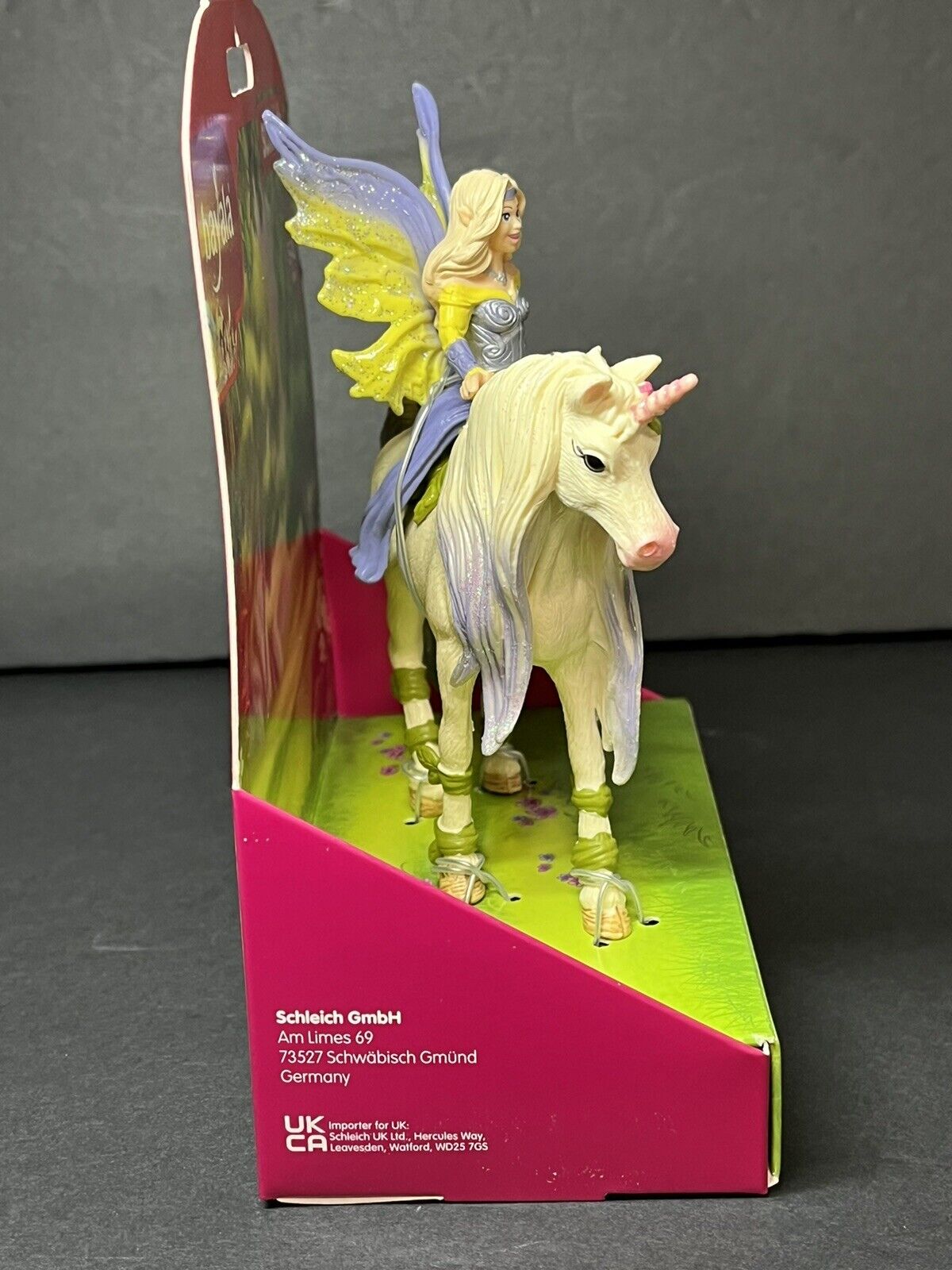 Schleich 70565 Fairy Sera with Blossom Unicorn Fairy Toy Playset