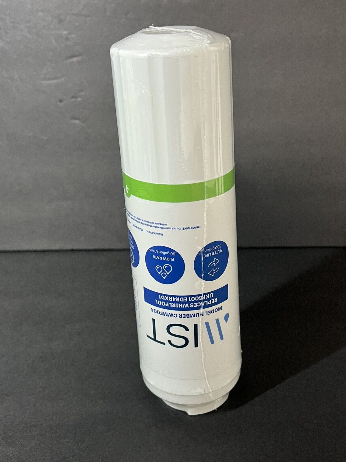 Mist Filter 4, UKF8001 Refrigerator Replacement  Water Filter..