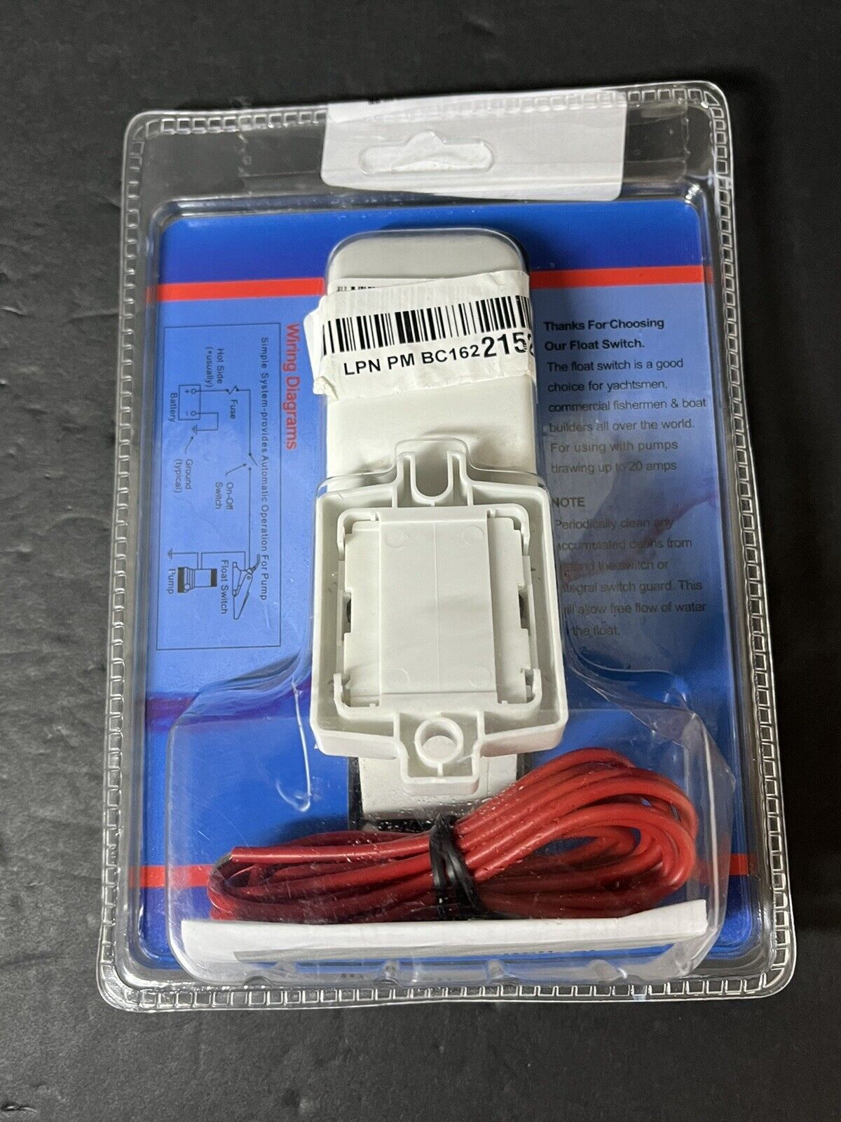 Float Switch Automatic Electric Safety Easy Clean Use Bilge Pump Switch