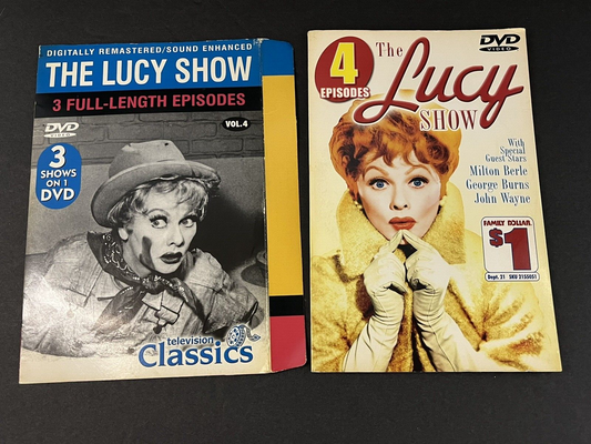 The Lucy show 4/3 episodes DVD video lot of 2