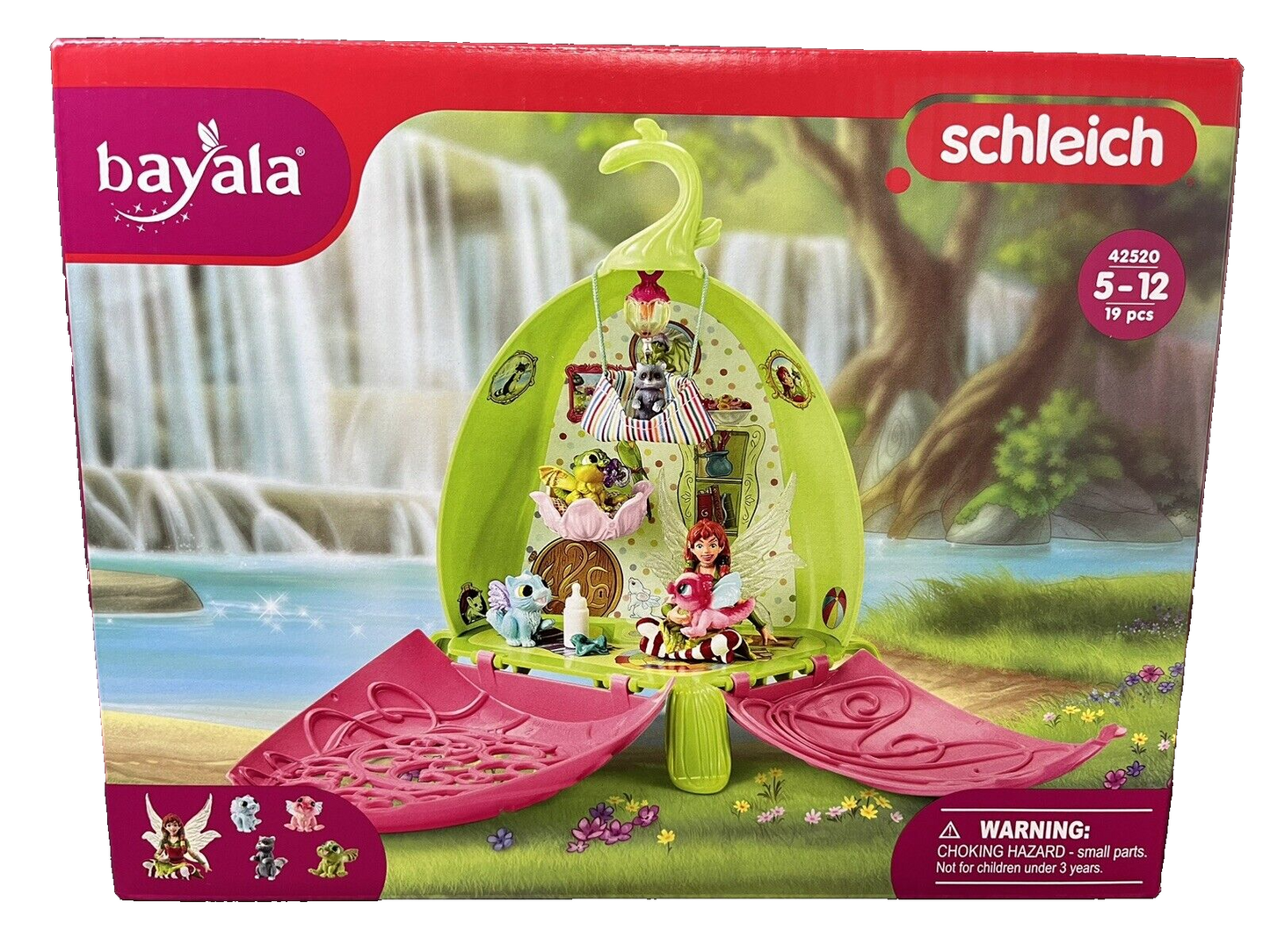 Schleich 42520 Marween's Animal Nursery Fairy Toy Playset..