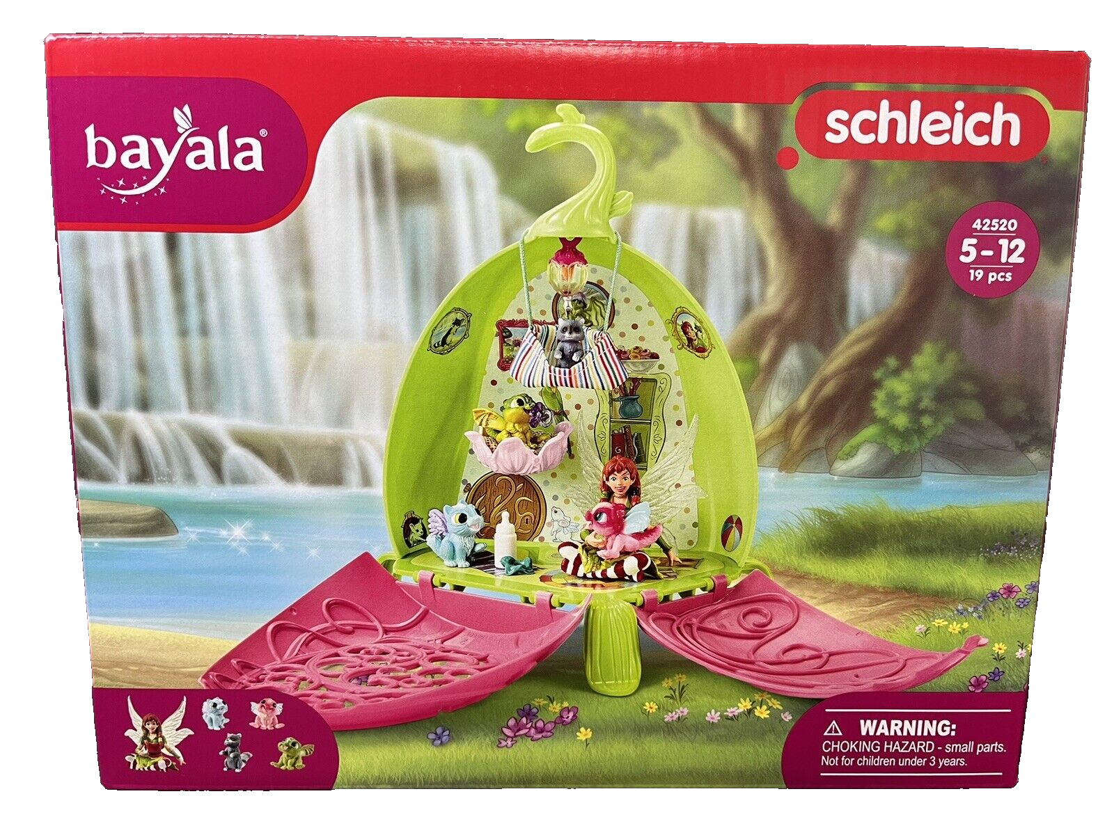 Schleich 42520 Marween's Animal Nursery Fairy Toy Playset..